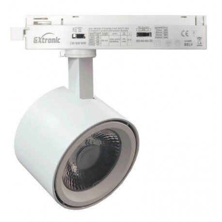 Led railspot 1-fase 40W-28W CCT CRI+92 UGR13 24º