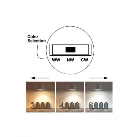 Led railspot 1-fase 40W-28W CCT CRI+92 UGR13 24º