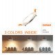 Downlight led 10W rond inbouw CCT roestvrij staal