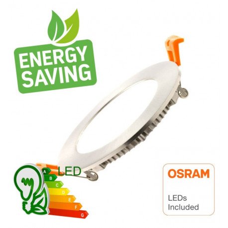 Downlight led 10W rond inbouw CCT roestvrij staal