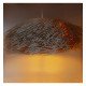Hanglamp van rattan voor led E27, warme decoratie