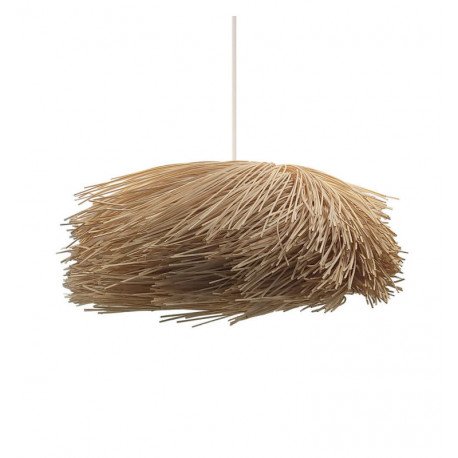 Hanglamp van rattan voor led E27, warme decoratie