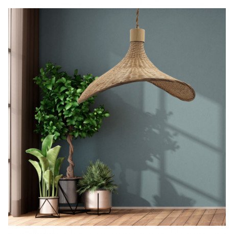 Hanglamp BAMBOO BALI voor led E27 warm decoratie