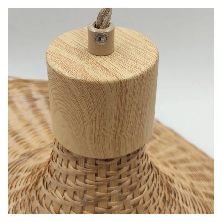 Hanglamp BAMBOO BALI voor led E27 warm decoratie