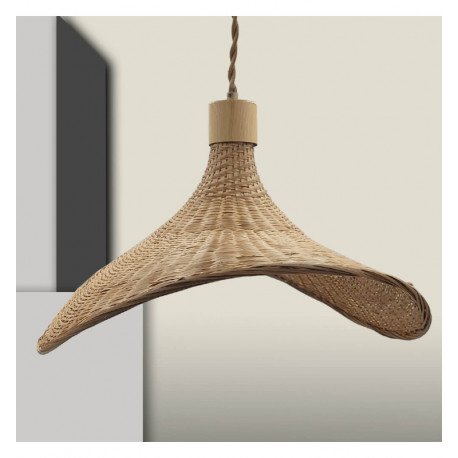 Hanglamp BAMBOO BALI voor led E27 warm decoratie