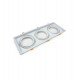 Marco LED triple empotrable orientable AR111 acero blanco