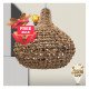 Hanglamp rattan voor ledlamp E27, warme decoratie