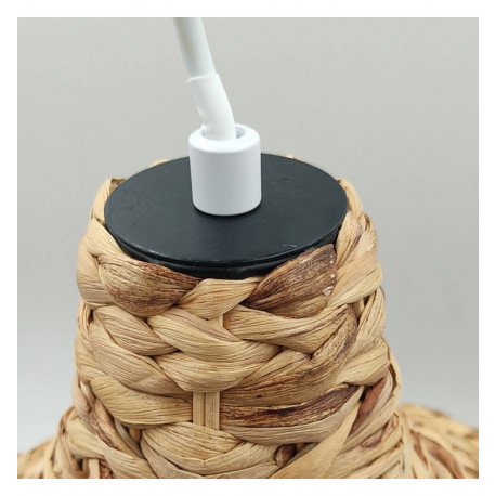 Hanglamp rattan voor ledlamp E27, warme decoratie