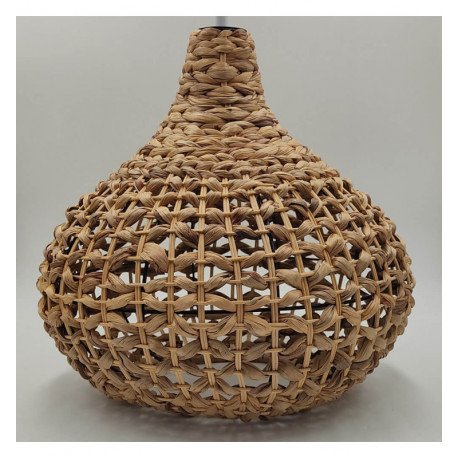 Hanglamp rattan voor ledlamp E27, warme decoratie