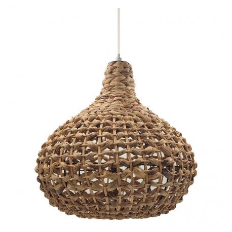 Hanglamp rattan voor ledlamp E27, warme decoratie