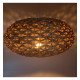 Hanglamp van rotan voor LED E27, warme decoratie