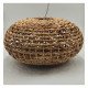 Hanglamp van rotan voor LED E27, warme decoratie