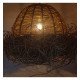 Hanglamp SEAGRASS voor ledlamp E27, natuurlijk ontwerp