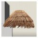 Hanglamp van rattan voor led E27, natuurlijk ontwerp