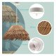 LED E27 Rattan Pendant Lamp, Natural Design