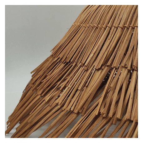 LED E27 Rattan Pendant Lamp, Natural Design