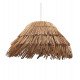 LED E27 Rattan Pendant Lamp, Natural Design