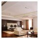 Marco LED triple empotrable orientable AR111 acero blanco