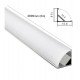 Aluminium profiel 2 m hoek 90° L voor ledstrips