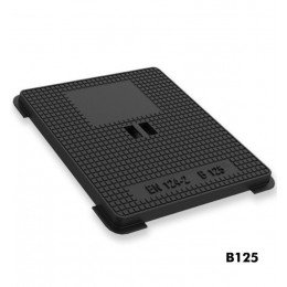 Deksel elektrische put B-125 EN-1214 gietijzer 12,5t