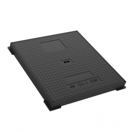Deksel elektrische put fundering gietijzer C-250 25.000 kg