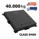 Elektrische putdeksel D-400 gietijzer antislip