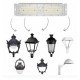 ledmodule 50W DOB Magnum OSRAM 90° IP67 voor straatverlichting