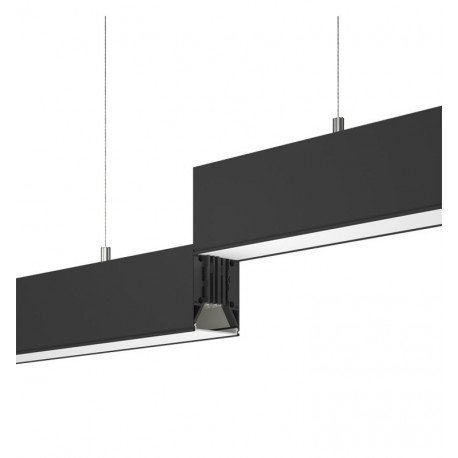 Lámpara lineal LED colgante 50W interconexión 150cm 3CCT