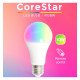 LED Bulb RGB 10W E27 with Remote, 3000K Warm Light