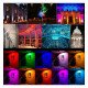 LED Bulb RGB 10W E27 with Remote, 3000K Warm Light