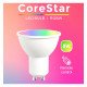 Ledlamp GU10 RGB + 3000K 8W met afstandsbediening