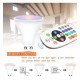 Ledlamp GU10 RGB + 3000K 8W met afstandsbediening