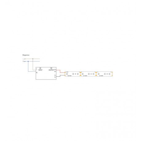 Voeding 24V 160W voor ledstrips IP20 GXTRONIC