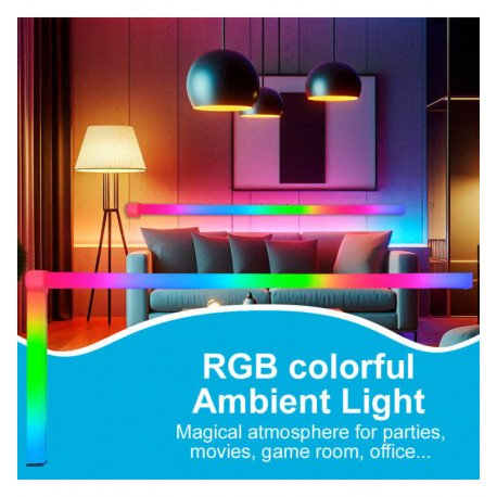 LED Wall Light 10W RGBW Digital 150cm with App & Remote