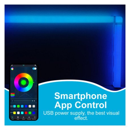 LED Wall Light 10W RGBW Digital 150cm with App & Remote