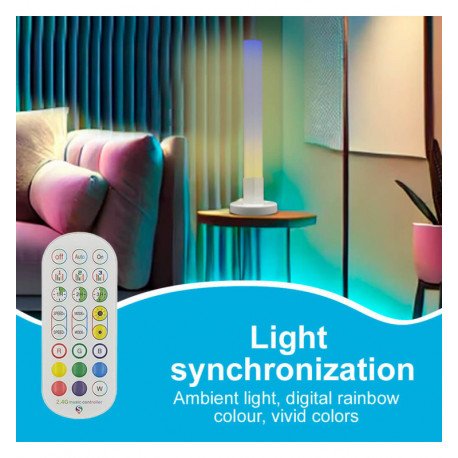 LED tafellamp 3,5W RGBW digitaal met app en afstandsbediening 45 cm