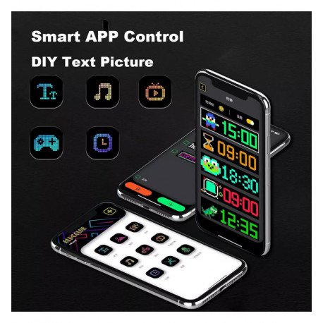 LED display RGB digital MINI MAGIC FLEX 512 pixels IP65 5V