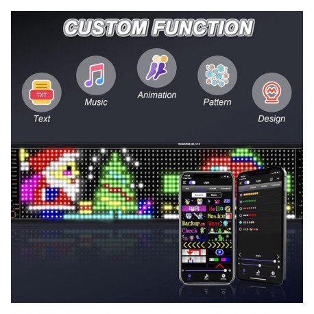 LED RGB Digital Display MAGIC FLEX 1280 Pixels IP65 5V