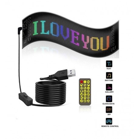 Display RGB Digital MAGIC FLEX 1280 pixels IP65 5V met app