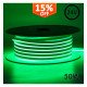Neon LED flexibele strip 24V 13W/m groen voor decoratie