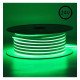 Neon LED flexibele strip 24V 13W/m groen voor decoratie