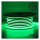 Neon LED flexibele strip 24V 13W/m groen voor decoratie