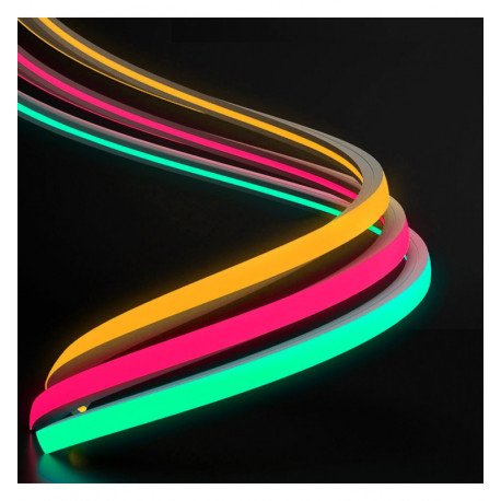 Tira Neón LED flexible 24V 13W/m para rotulación, amarillo