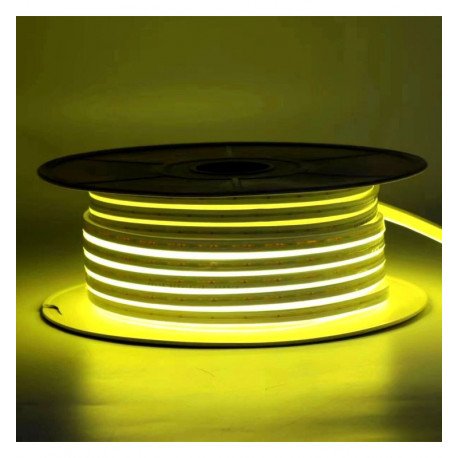 Tira Neón LED flexible 24V 13W/m para rotulación, amarillo