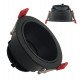 LED High Bay Circular Swivel Trim GU10-MR16 Outdoor Black Oculus