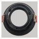 LED High Bay Circular Swivel Trim GU10-MR16 Outdoor Black Oculus