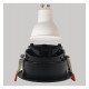 Aro circular basculante GU10-MR16 exterior negro Oculus