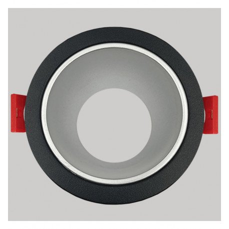 Aro circular basculante GU10-MR16 exterior negro Oculus