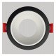 Aro circular basculante GU10-MR16 exterior negro Oculus