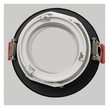 LED High Bay Circular Swivel Trim GU10-MR16 Outdoor Black Oculus